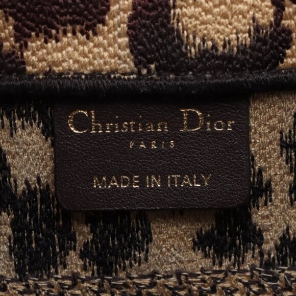 Christian Dior Leopard Small Canvas Book Tote Bag - Picture 8 of 11